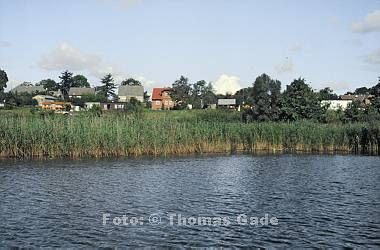 August 1996. Deutschland. Feldberger Seengebiet.  Mecklenburg Vorpommern, Carwitz am Dreetzsee